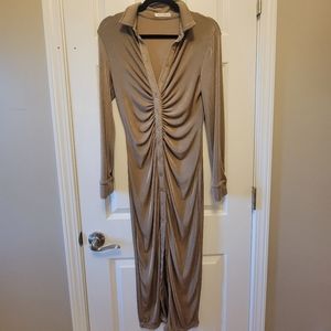 12th tribe cocktail hour rouched dress